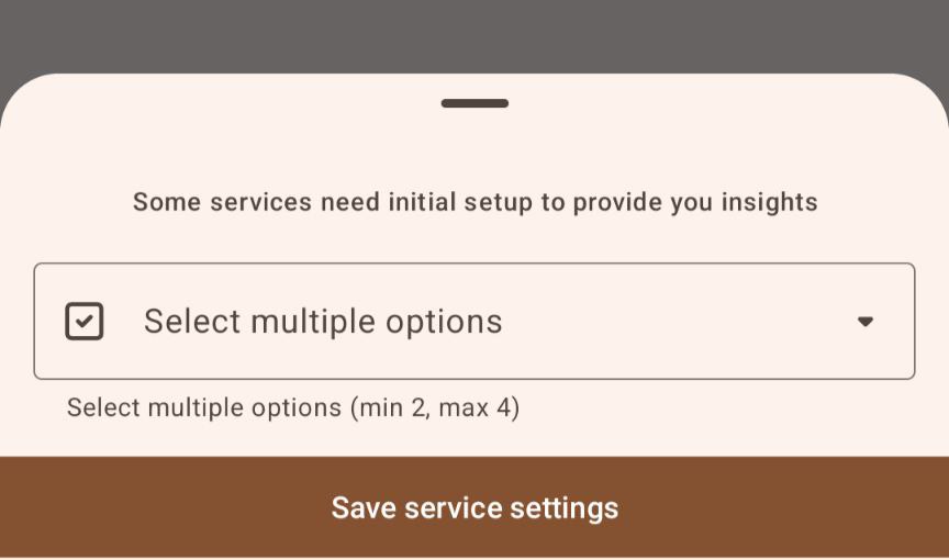 Multiple Choice example 1