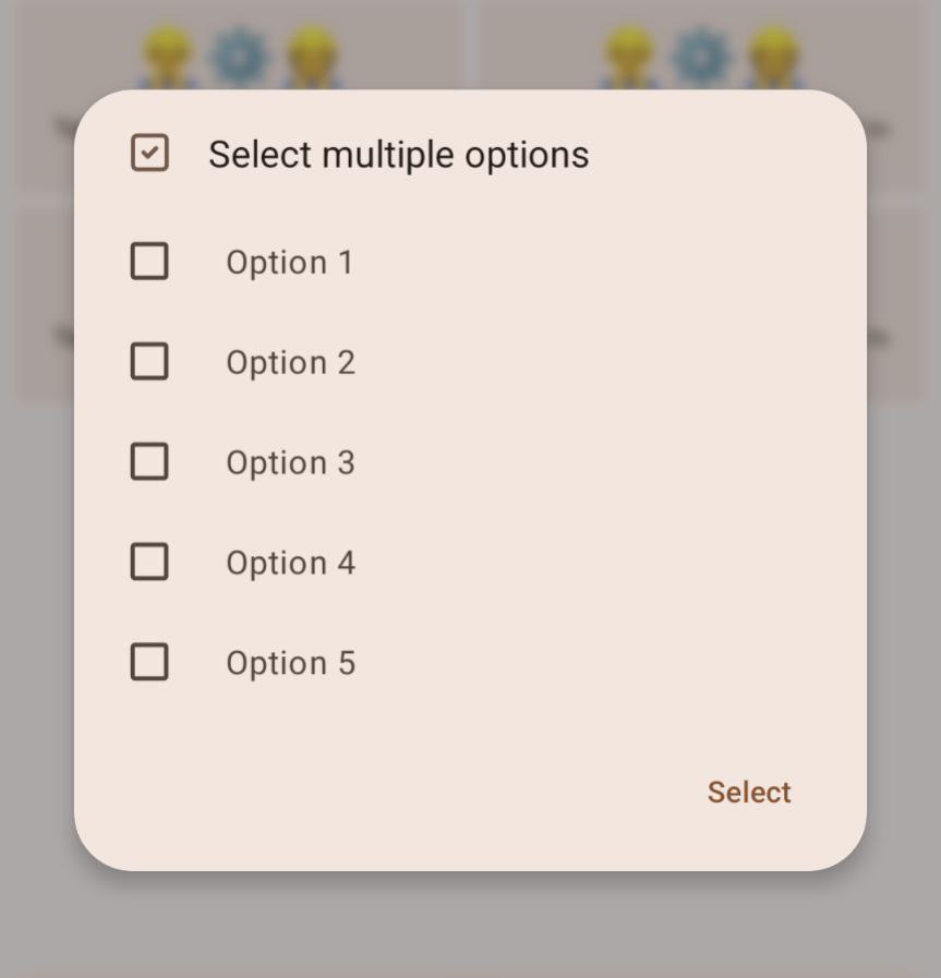 Multiple Choice example 2